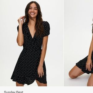 Aritzia Sunday Best Wrap Dress